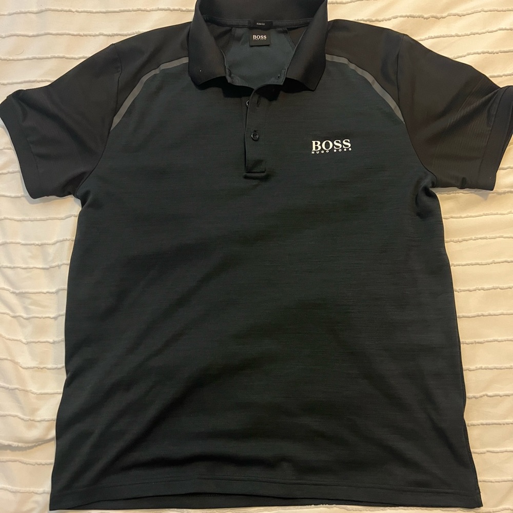 Hugo Boss slim fit polo shirt XL
